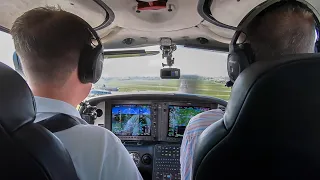 Cirrus SR20 IFR - London Biggin Hill to Gloucester | ILS & RNP Approach