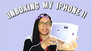 unboxing my iPhone 11 💜