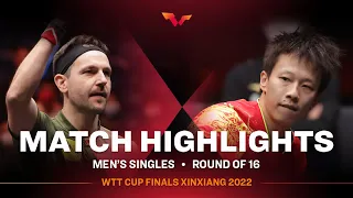 Highlights | Lin Gaoyuan vs Timo Boll | MS R16 | WTT Cup Finals XinXiang 2022