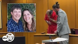 Suspect in deadly DUI crash sheds tears in court as victims' family speaks