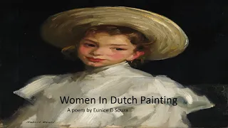 Women in Dutch painting by Eunice D Souza| line by line explanation