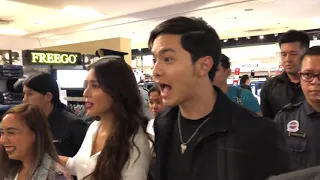 Alden Richards, Kathryn Bernardo spotted in a mall