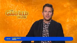 Chris Pratt on playing Garfield | Cineplex