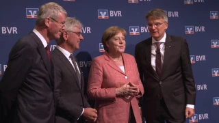 Bundeskanzlerin Angela Merkel auf der Bankwirtschaftlichen Tagung 2017