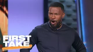 Jamie Foxx impersonates LeBron James, thinks Cavaliers will sweep NBA Finals | First Take | ESPN