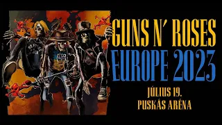 Guns n Roses 2023 Puskás Aréna Budapest 4k