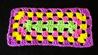 Crochet Granny Rectangle Tutorial