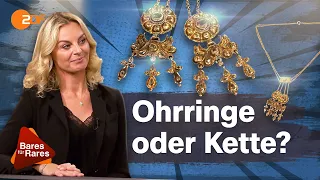 Susanne kämpft um historischen Schmuck: Collier aus Ohrringen von 1730 | Bares für Rares