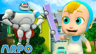 ARPO the Robot | Superhero ARPO Vs GIANT Baby!! | Funny Cartoons for Kids | Arpo & Daniel