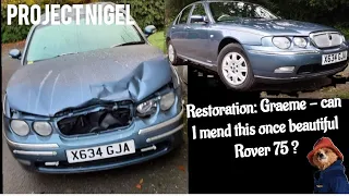 Can I mend this once beautiful Rover 75?