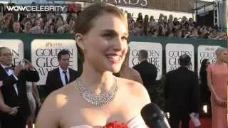 Natalie Portman sizzling hot at the Golden Globes