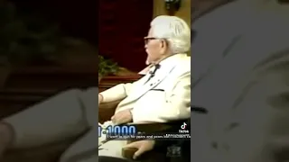 Colonel Sanders talks about when he became a Christian!