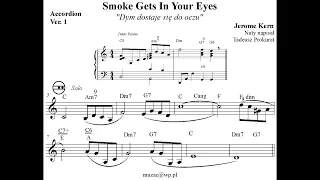 Smoke Gets In Your Eye - Jerome Kern (V.1 Akordeon - Nuty)