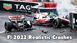 F1 Realistic Crashes (redone) -F1 2022