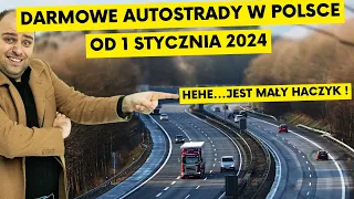 Darmowe autostrady w Polsce już od 2024! Jest maaaaały haczyk!