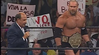 Goldberg First Interview Says Brian Adams You're Next WCW Nitro 27th July 1998