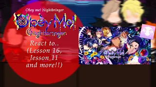 Obey Me! Nightbringer React To Future.. (GCRV) (English/🇺🇸) (2/?) (past obey me) allennu