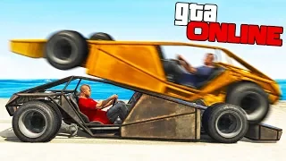 МАШИНА-РАМПА ПРОТИВ МАШИН В GTA 5 ONLINE! САМЫЕ СУМАСШЕДШИЕ ГОНКИ ТРАНСФОРМАЦИИ В ГТА 5 ОНЛАЙН!