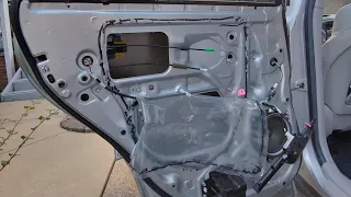 Toyota Venza power door lock actuator (rear) replacement trick! How to remove it.