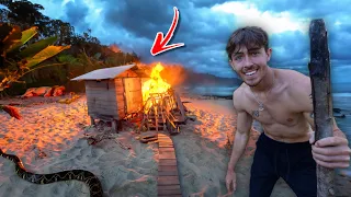 I Spent Overnight In Shack On Deadliest Beach - South Africa!