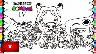 GARTEN OF BANBAN | Coloring pages mix | How to color Garten of banban | NCS music #youtube