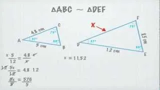 Geometri i planet - video 13 - formlike trekanter del 1