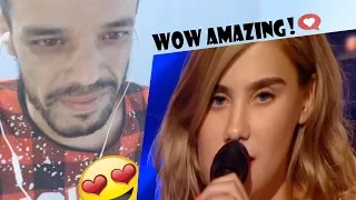 |REACTION| جزائري "Попова Ксюша – Christina Aguilera – Say Something – Х Фактор 8  Пятый кастинг