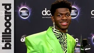 Lil Nas X Reacts to Winning AMA for 'Old Town Road (Remix)' | AMAs