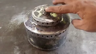 The manufacturing don't told about this,Waste oil Stove LPG design