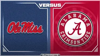 Alabama Crimson Tide vs Ole Miss Rebels Game Preview and Score Prediction