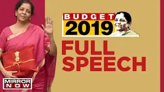 Finance Minister Nirmala Sitharaman presents maiden budget of Modi 2.0 government