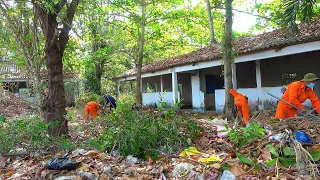 Many Tons of Garbage at School Abandoned for 30 Years