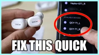 FIX TWS Earbuds That CAN'T PAIR - Re-Pair Factory Reset Guide for QCY QS1, QS2, JLab, KZ and more!