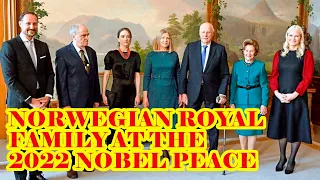 NORWEGIAN ROYAL FAMILY AT THE 2022 NOBEL PEACE PRIZE IN OSLO
