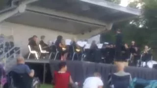 Denver Municipal Band plays American Overture for Band on 7-17 -2016 in Denver CO