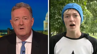 "You Behave Like An Idiot!" Piers Morgan SCOLDS Foul-Mouthed Eco-Protester