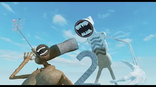 ROBLOX ANIMATION Trevor Henderson. Great Mother Megaphone VS Megahorn