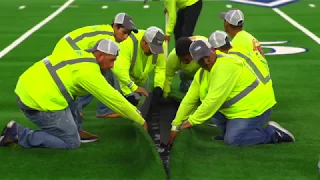 Hellas' SoftTop Overnight Quick Turf Change | AT&T Stadium Arlington, TX