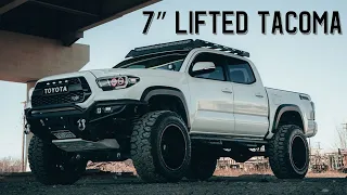 7" BDS Lifted Toyota Tacoma TRD Off-Road on 35x12.5x20 | Rig Walk Around