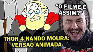 NANDO MOURA ANALISANDO THOR 4 VERSÃO ANIMADA | Cortes luideverso