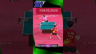 Best Techniques Table Tennis Chen Meng vs Sun Yingsha #tabletennismatch #pingpong #shorts