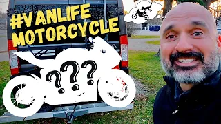 Camper Van Life with a MOTORCYCLE 🏍 RV Living with a HONDA GROM 🚌