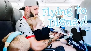 FLYING TO DISNEY WORLD WITH 2 TODDLERS! || TRAVEL VLOG 2019