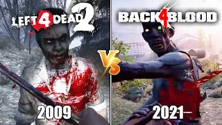 Back 4 Blood vs. Left 4 Dead 2 | Physics Comparison