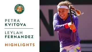 Petra Kvitova vs Leylah Fernandez - Round 3 Highlights I Roland-Garros 2020