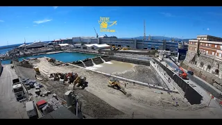 Costruzione nuova darsena del waterfront di levante di Genova
