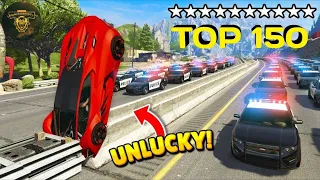 TOP 150 FUNNIEST FAILS IN GTA 5 / GTA 5 FAILS/ GTA 5 FUNNY MOMENTS