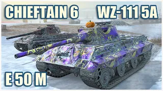 E 50 M, Chieftain Mk. 6 & WZ-111 model 5A • WoT Blitz Gameplay