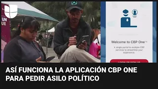 Así funciona CBP One, aplicación que permite a migrantes tramitar una cita para pedir asilo en EEUU