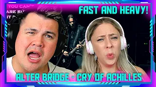 Millennials React to Cry of Achilles by Alter Bridge Lyric Video | THE WOLF HUNTERZ Jon and Dolly